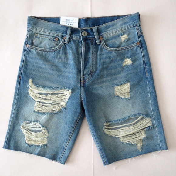 NEW H&M Men's Jean's Denim Shorts Size 30 Straight - Picture 1 of 2